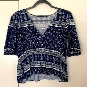 Zara - Blue Top - M